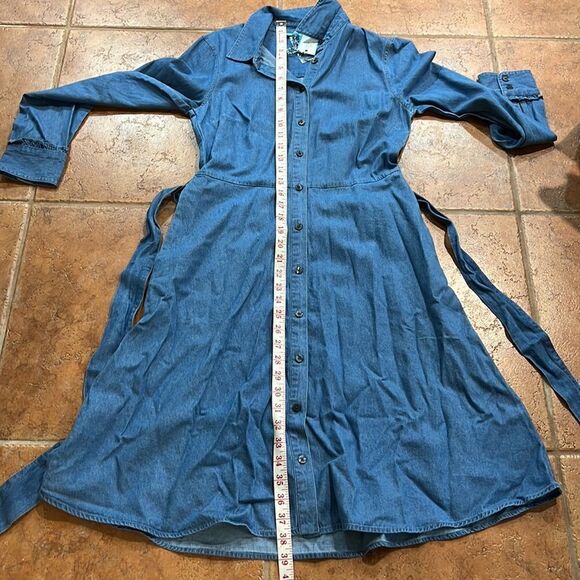 NWT Draper James Chambray Shirtdress - Picture 9 of 9